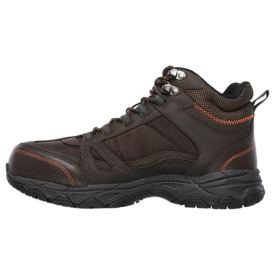 Skechers Ledom Safety Boots Brown 5#colour_brown