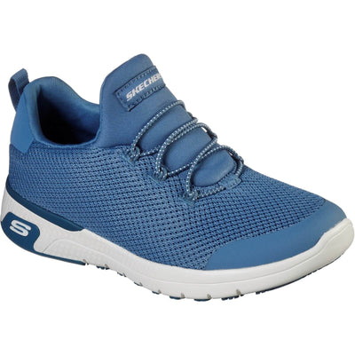 Skechers Marsing-Waiola Slip Resistant Safety Trainers Blue 1#colour_blue