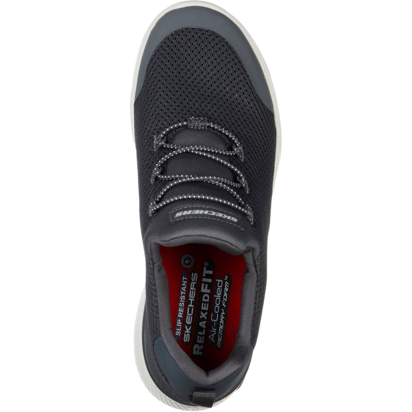 Skechers Marsing-Waiola Slip Resistant Safety Trainers Charcoal 4#colour_charcoal