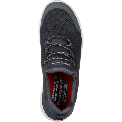 Skechers Marsing-Waiola Slip Resistant Safety Trainers Charcoal 4#colour_charcoal