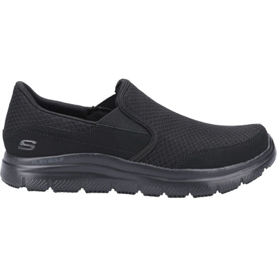 Skechers McAllen Flex Advantage Slip resistant Work Shoes-Black-4