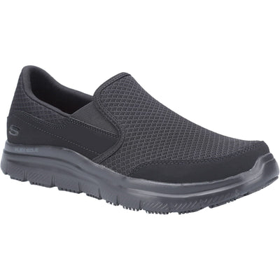 Skechers McAllen Flex Advantage Slip resistant Work Shoes-Black-Main