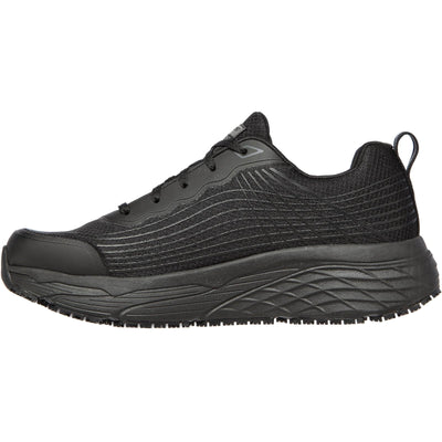 Skechers Relaxed Fit Max Cushioning Elite Work Trainers Black 5#colour_black