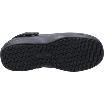 Skechers Riverbound Slip Resistant SR Clogs Black 3#colour_black