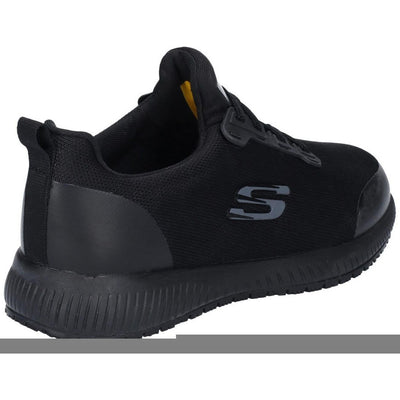 Skechers Squad Work Safety Shoes-Black-2