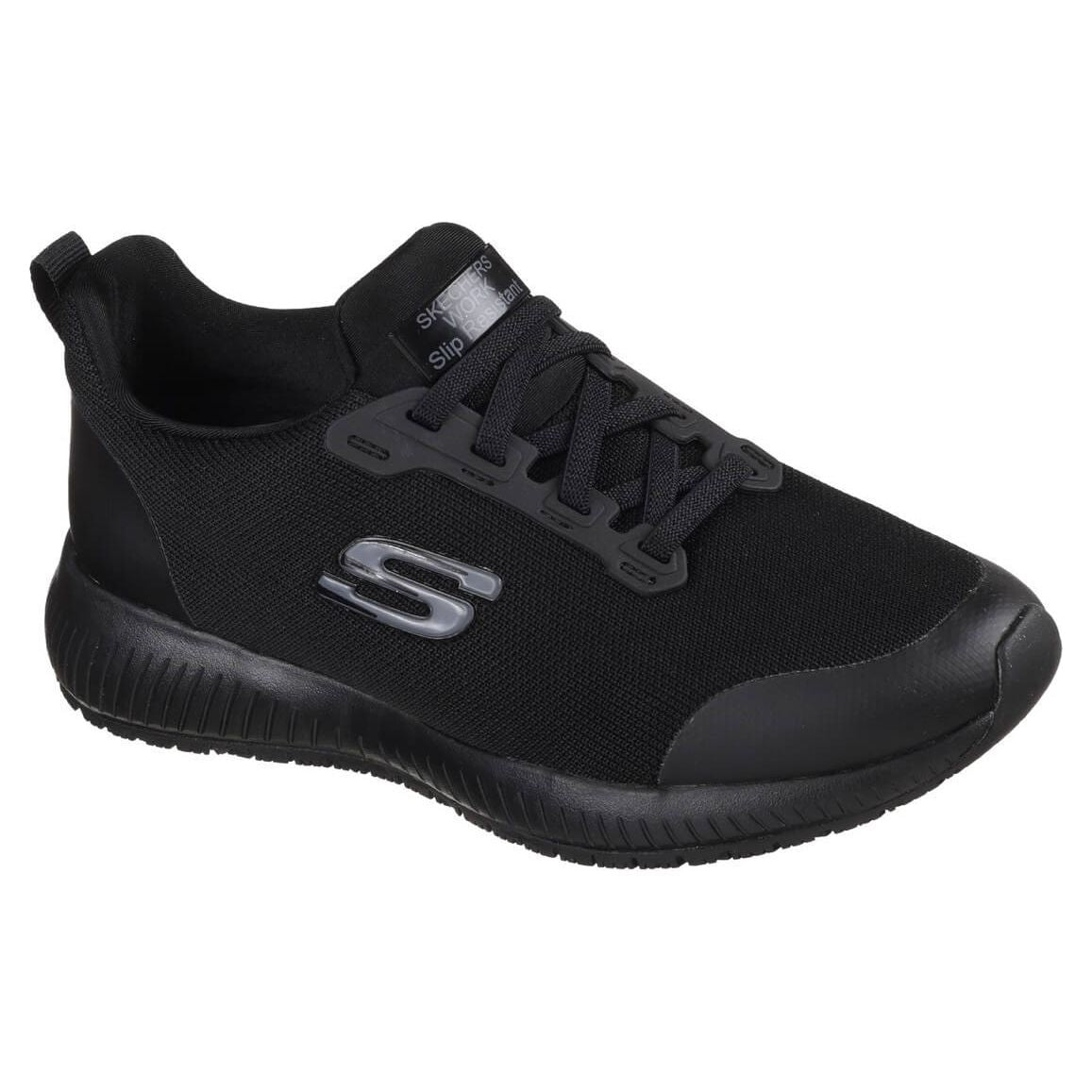 Skechers Squad Work Safety Shoes-Black-Main