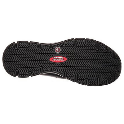 Skechers Sure Track Slip Resistant Work Shoes-Black-4