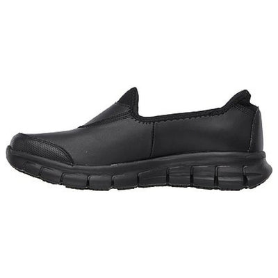 Skechers Sure Track Slip Resistant Work Shoes-Black-8
