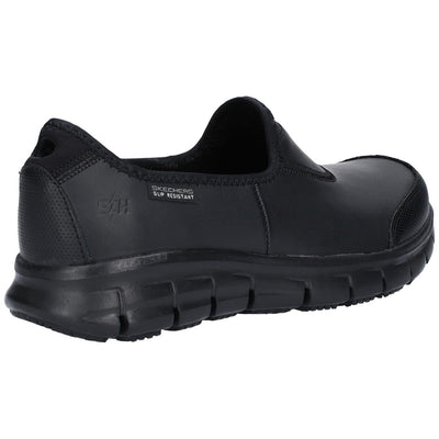 Skechers Sure Track Slip Resistant Work Shoes-White-2
