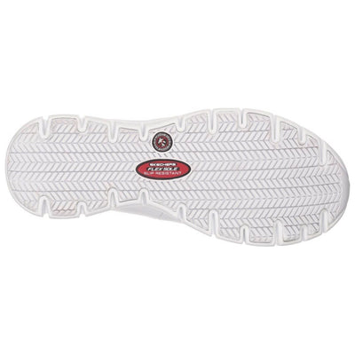 Skechers Sure Track Slip Resistant Work Shoes-White-3