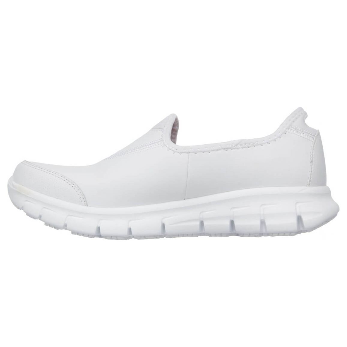 Skechers Sure Track Slip Resistant Work Shoes-White-7