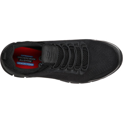 Skechers Synergy Omat Safety Trainers Black 4#colour_black