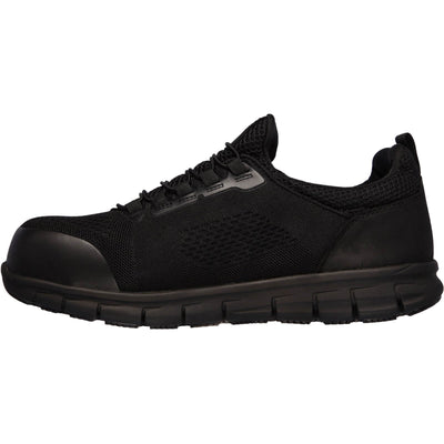 Skechers Synergy Omat Safety Trainers Black 5#colour_black