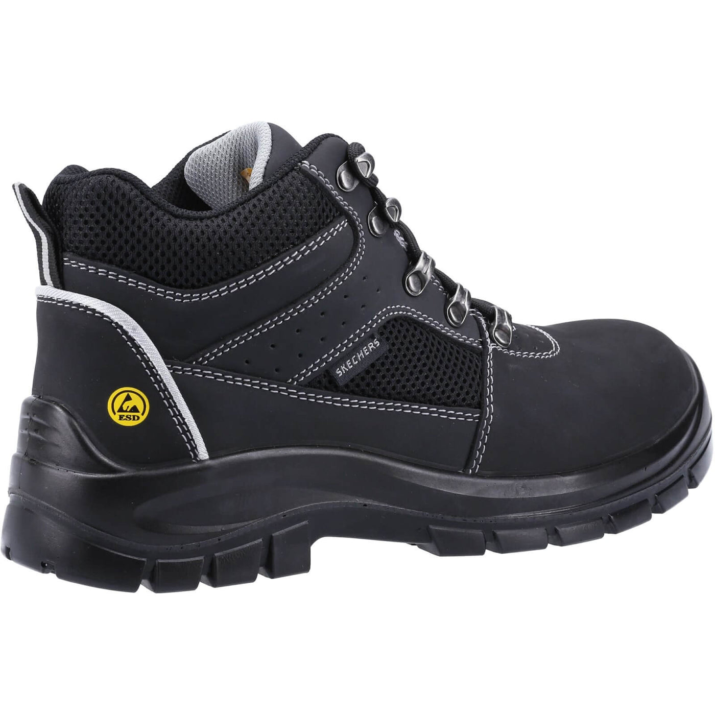 Skechers Trophus Letic Safety Boots Black 2#colour_black