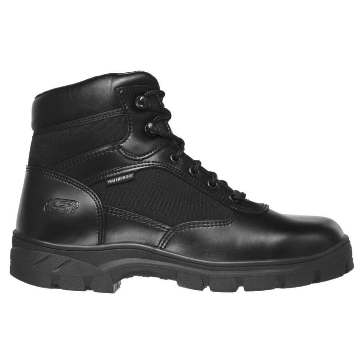 Skechers Wascana Utility Work Boots-Black-4