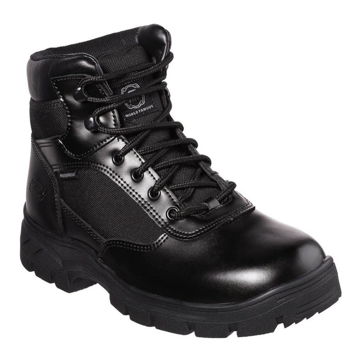 Skechers Wascana Utility Work Boots-Black-Main