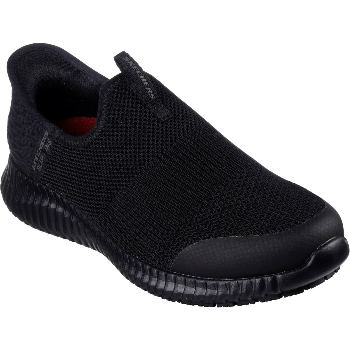 Skechers Womens Cessnock - Gwynedd Work Shoes Black 1#colour_black