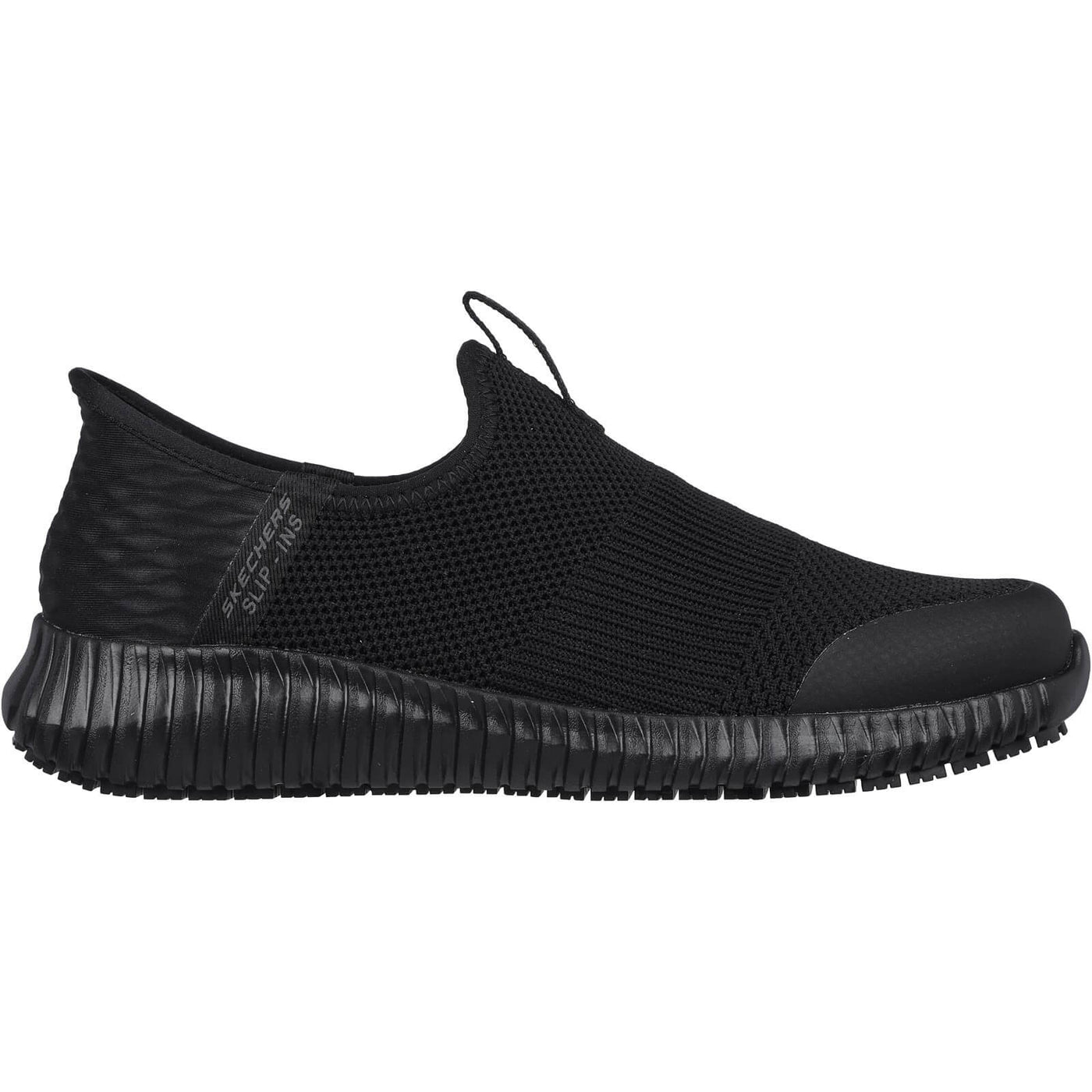 Skechers Womens Cessnock - Gwynedd Work Shoes Black 5#colour_black