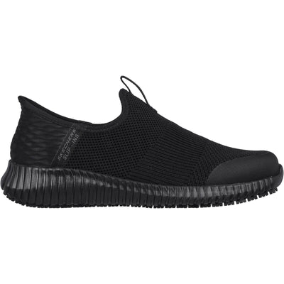 Skechers Womens Cessnock - Gwynedd Work Shoes Black 5#colour_black