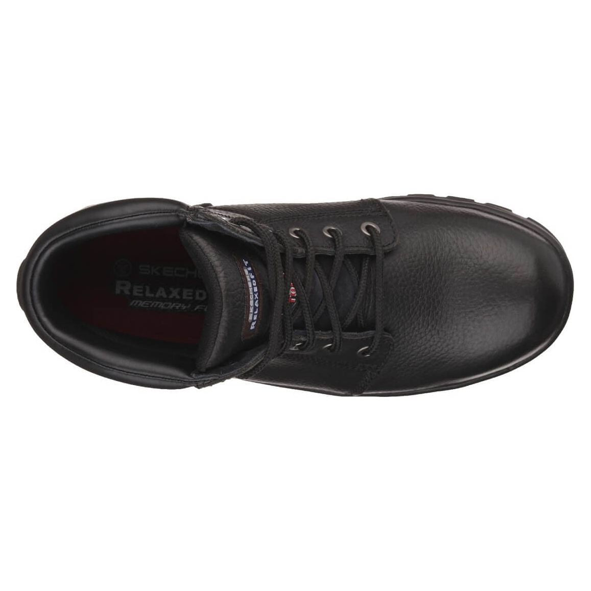 Skechers memory foam safety hot sale shoes