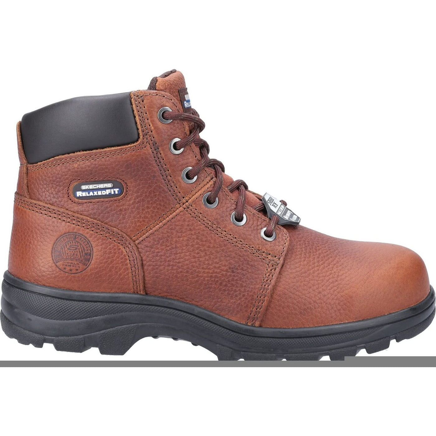 Skechers Workshire Work Safety Boots-Brown-4