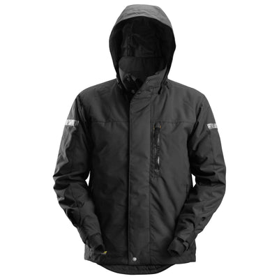 Snickers 1102 AllroundWork Waterproof 37.5 Insulated Jacket Black Black Main #colour_black-black