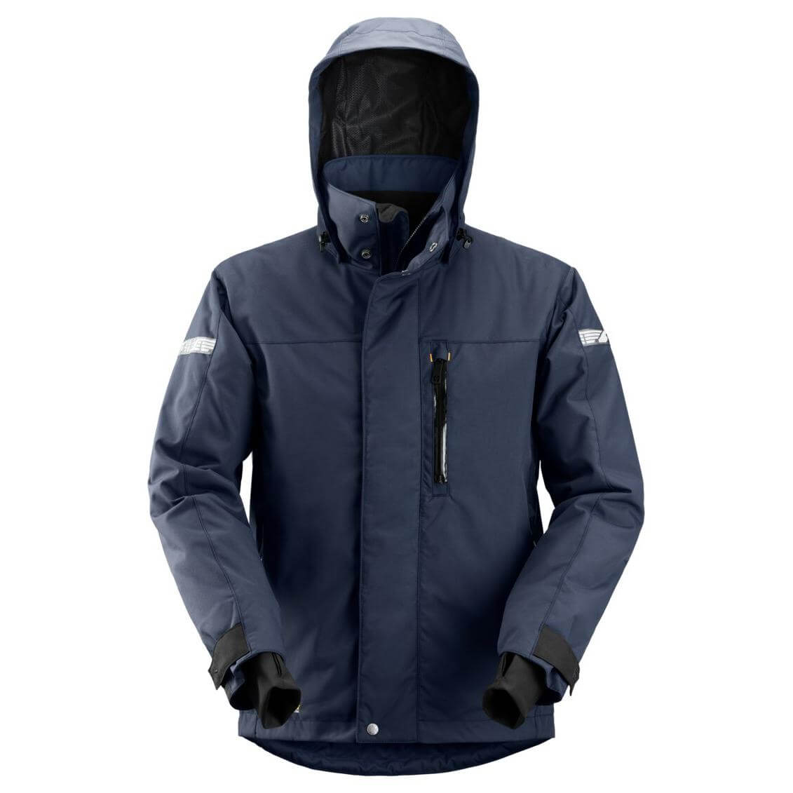 Snickers 1102 AllroundWork Waterproof 37.5 Insulated Jacket Navy Black Main #colour_navy-black