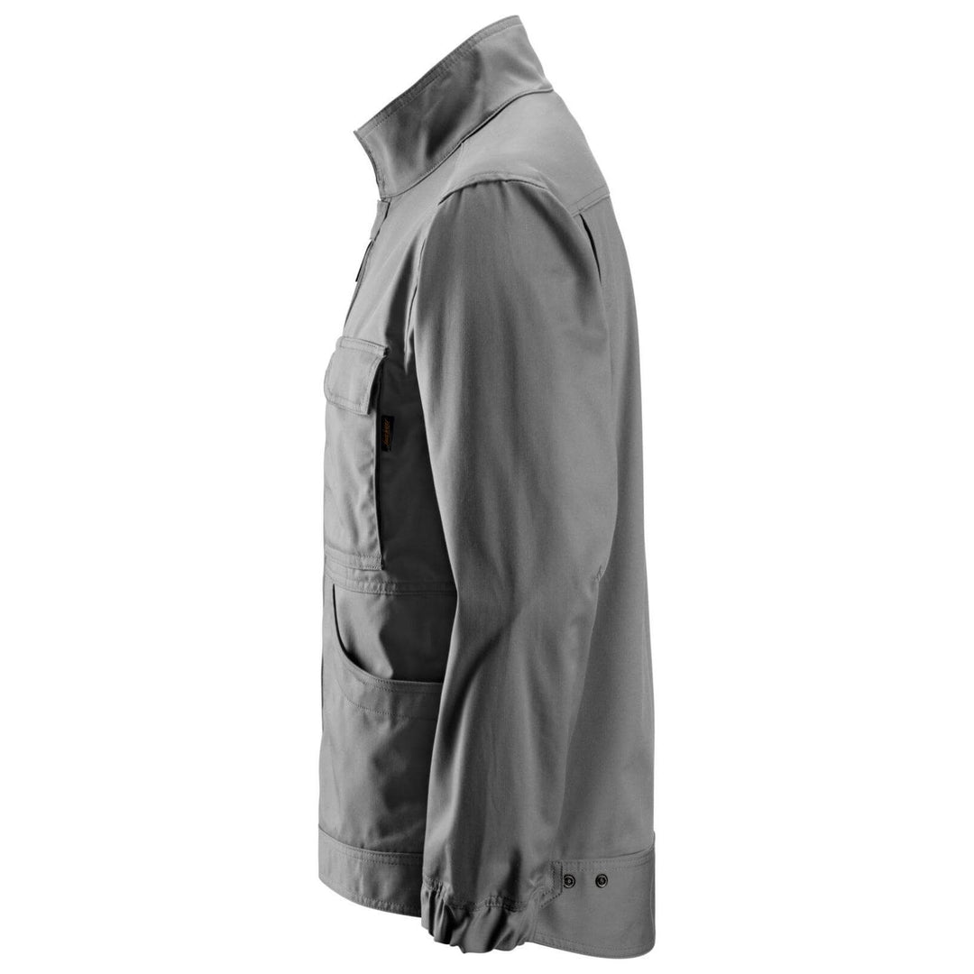 Snickers 1673 Service Jacket Grey left #colour_grey