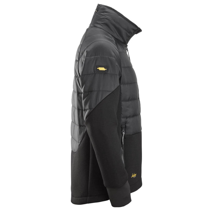 Snickers 1902 FlexiWork Hybrid Jacket Black Black right #colour_black-black