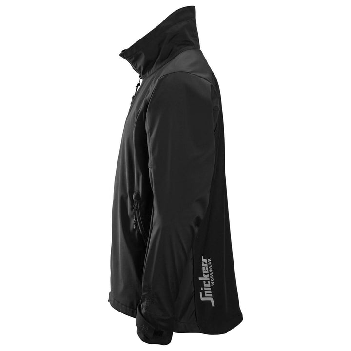 Snickers 1915 AllroundWork GORE Windstopper Jacket Black Black left #colour_black-black