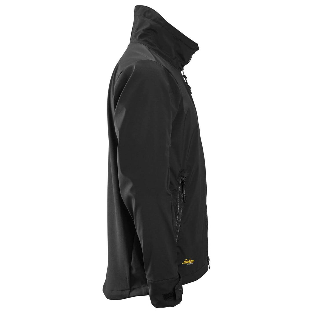 Snickers 1915 AllroundWork GORE Windstopper Jacket Black Black right #colour_black-black