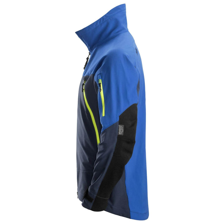 Snickers 1940 FlexiWork Soft Shell Stretch Jacket True Blue Navy left #colour_true-blue-navy