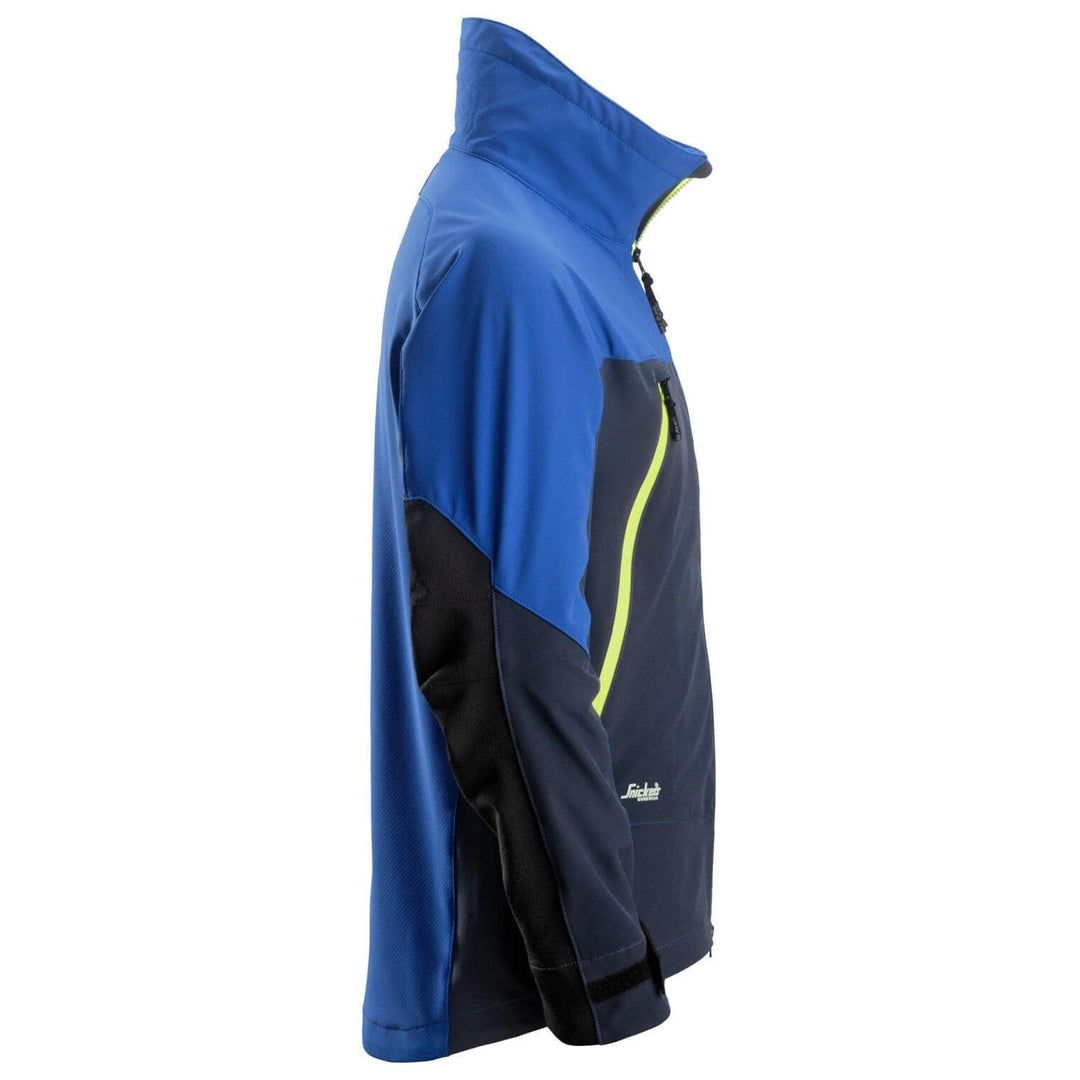 Snickers 1940 FlexiWork Soft Shell Stretch Jacket True Blue Navy right #colour_true-blue-navy