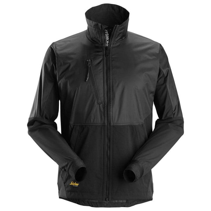 Snickers 1948 LiteWork Hybrid Wind Jacket Black Black Main #colour_black-black