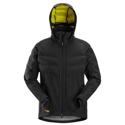 Snickers 1950 Windproof Quilted Jacket Black Main #colour_black