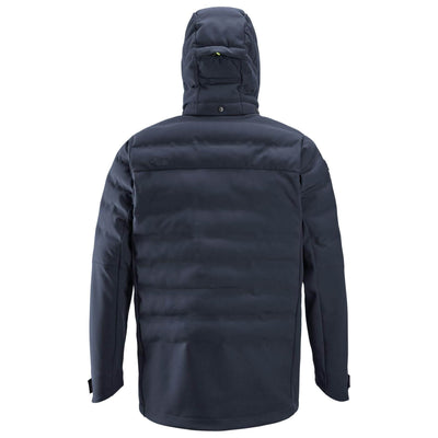Snickers 1950 Windproof Quilted Jacket Navy back #colour_navy