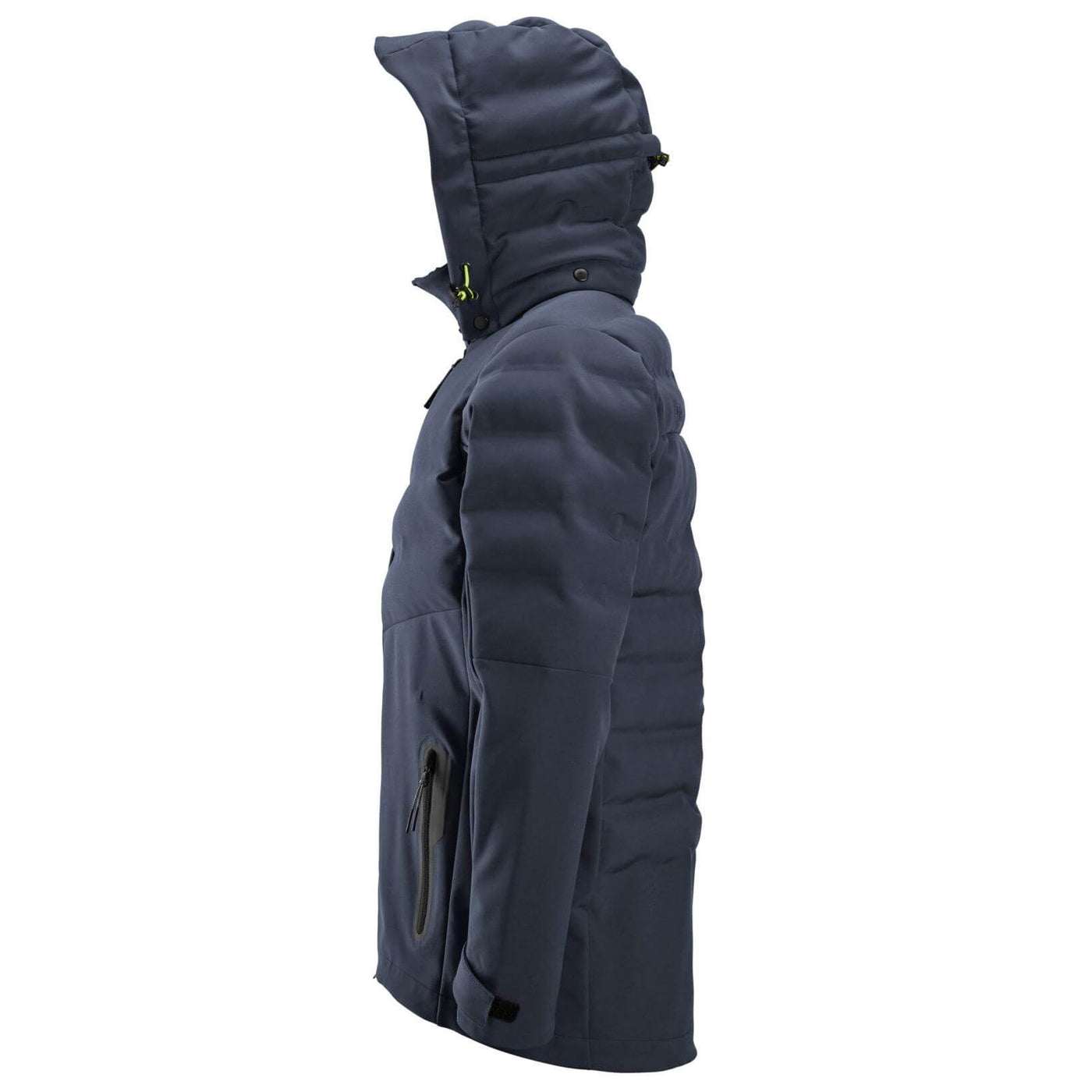 Snickers 1950 Windproof Quilted Jacket Navy left #colour_navy