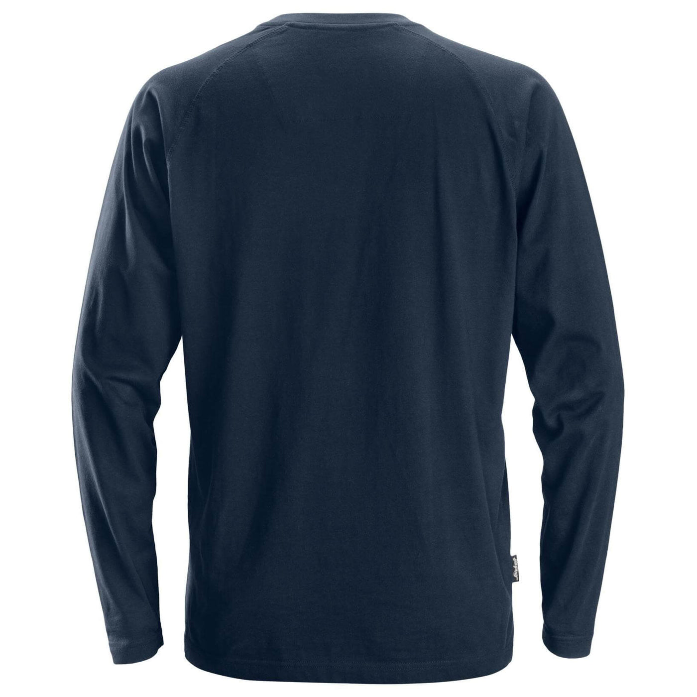 Snickers 2410 AllroundWork Lightweight Long Sleeve T Shirt Navy back #colour_navy