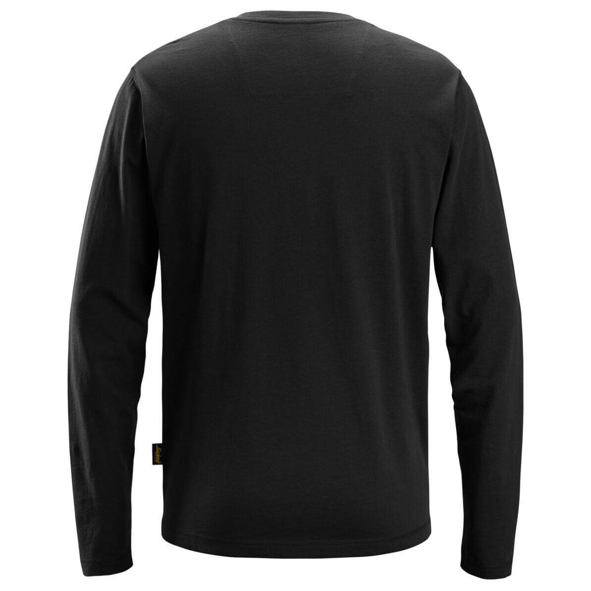 Snickers 2496 Long Sleeve T Shirt Black back4049788 #colour_black