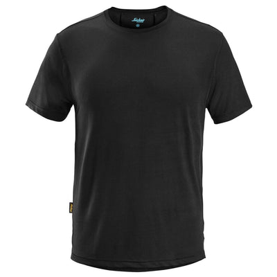 Snickers 2511 LiteWork Lightweight T Shirt Black Main #colour_black