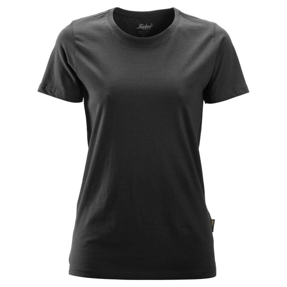 Snickers 2516 Womens T Shirt Black Main #colour_black