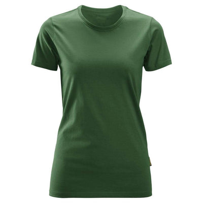Snickers 2516 Womens T Shirt Forest Green Main #colour_forest-green