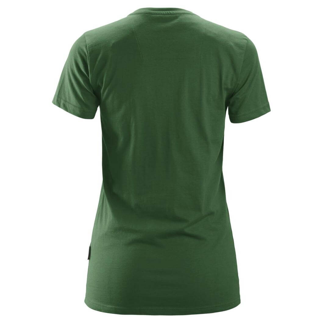 Snickers 2516 Womens T Shirt Forest Green back #colour_forest-green