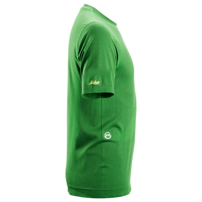 Snickers 2519 FlexiWork 37.5 Tech Short Sleeve T Shirt Apple Green right #colour_apple-green