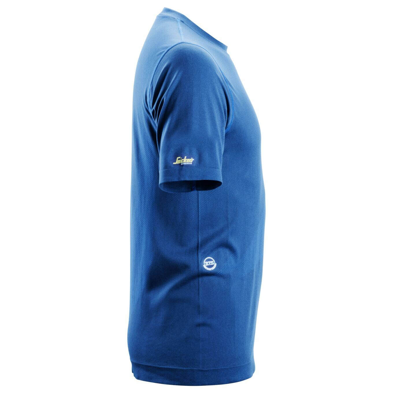 Snickers 2519 FlexiWork 37.5 Tech Short Sleeve T Shirt True Blue right #colour_true-blue