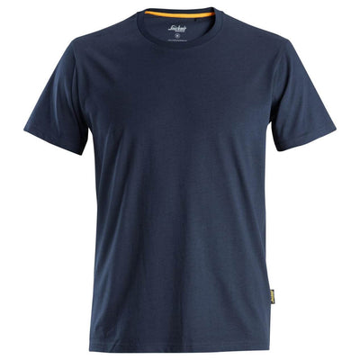 Snickers 2526 AllroundWork T Shirt Organic Cotton Navy Main #colour_navy