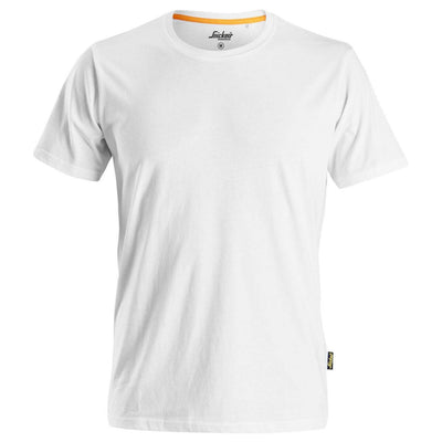 Snickers 2526 AllroundWork T Shirt Organic Cotton White Main #colour_white