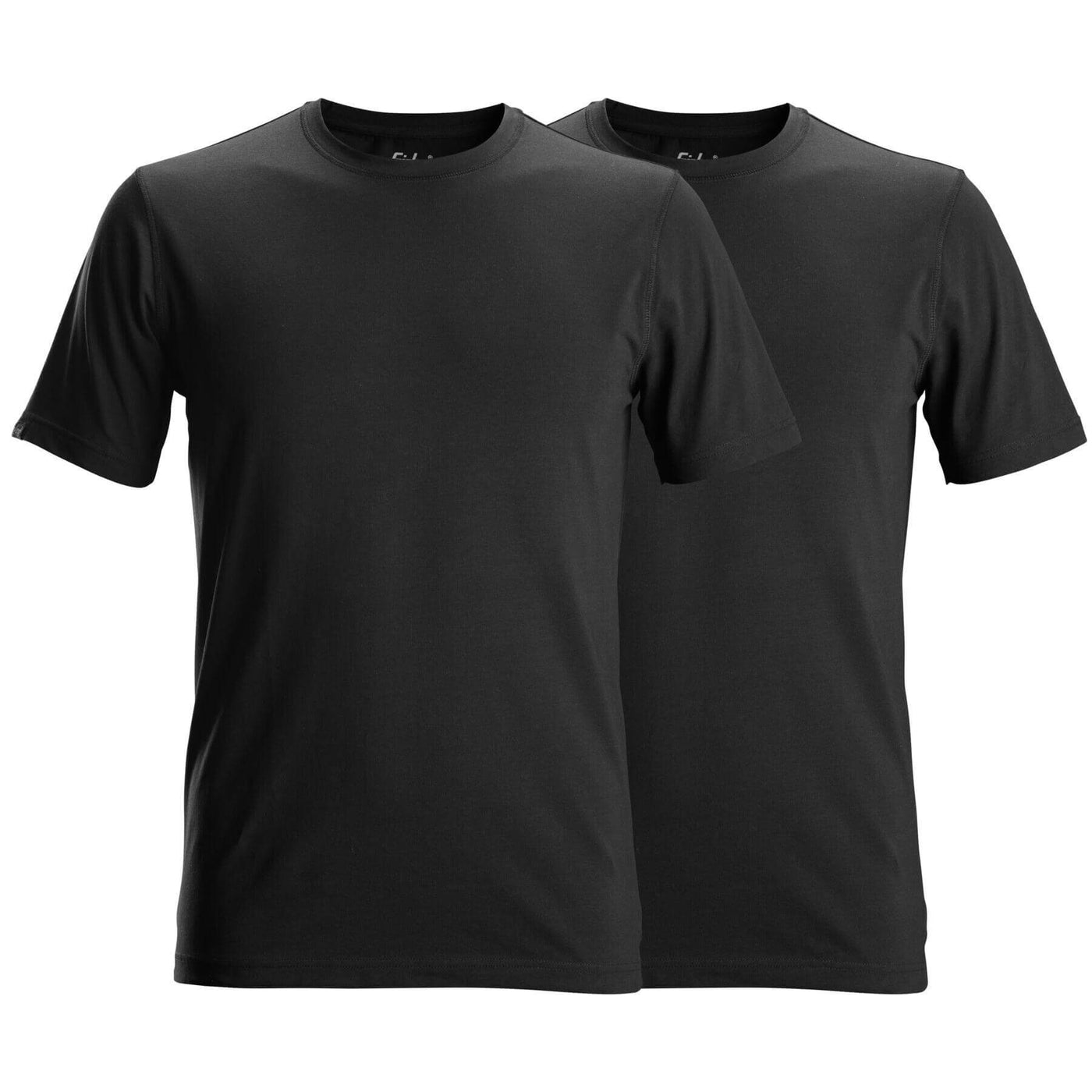 Snickers 2529 T shirt in Soft Stretch 2 Pack Black 3688727 #colour_black