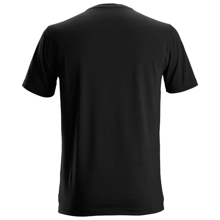 Snickers 2529 T shirt in Soft Stretch 2 Pack Black back #colour_black