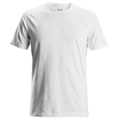 Snickers 2529 T shirt in Soft Stretch 2 Pack White 3627030 #colour_white